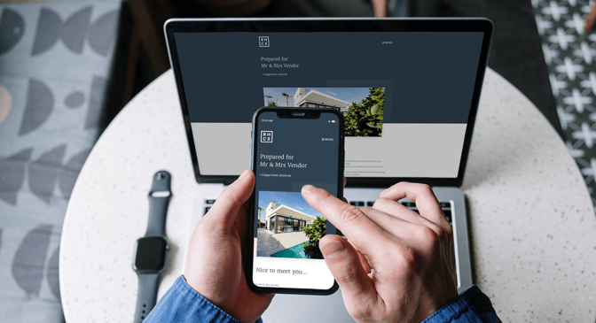 Responsive-real-estate-proposal-on-phone-and-laptop