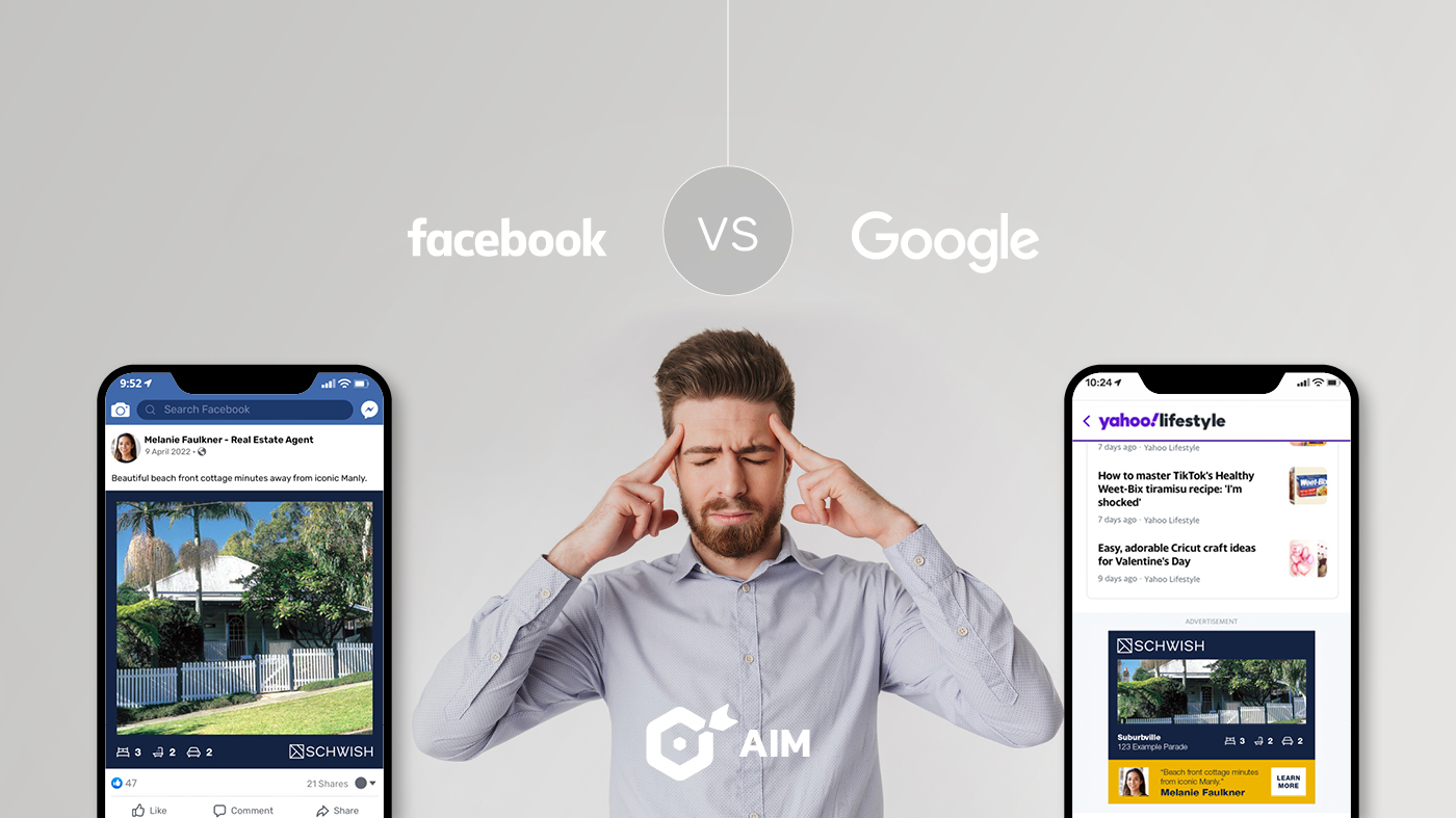 AIM Facebook Versus Google & Ads Versus Posts